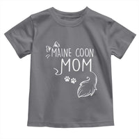 Maine Coon Mom Toddler T Shirt Large Breed Cat Lover Silhouette Gift