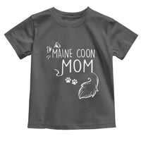 Maine Coon Mom Toddler T Shirt Large Breed Cat Lover Silhouette Gift
