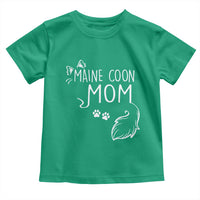 Maine Coon Mom Toddler T Shirt Large Breed Cat Lover Silhouette Gift