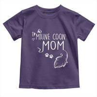 Maine Coon Mom Toddler T Shirt Large Breed Cat Lover Silhouette Gift