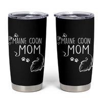 Maine Coon Mom Tumbler Cup Large Breed Cat Lover Silhouette Gift