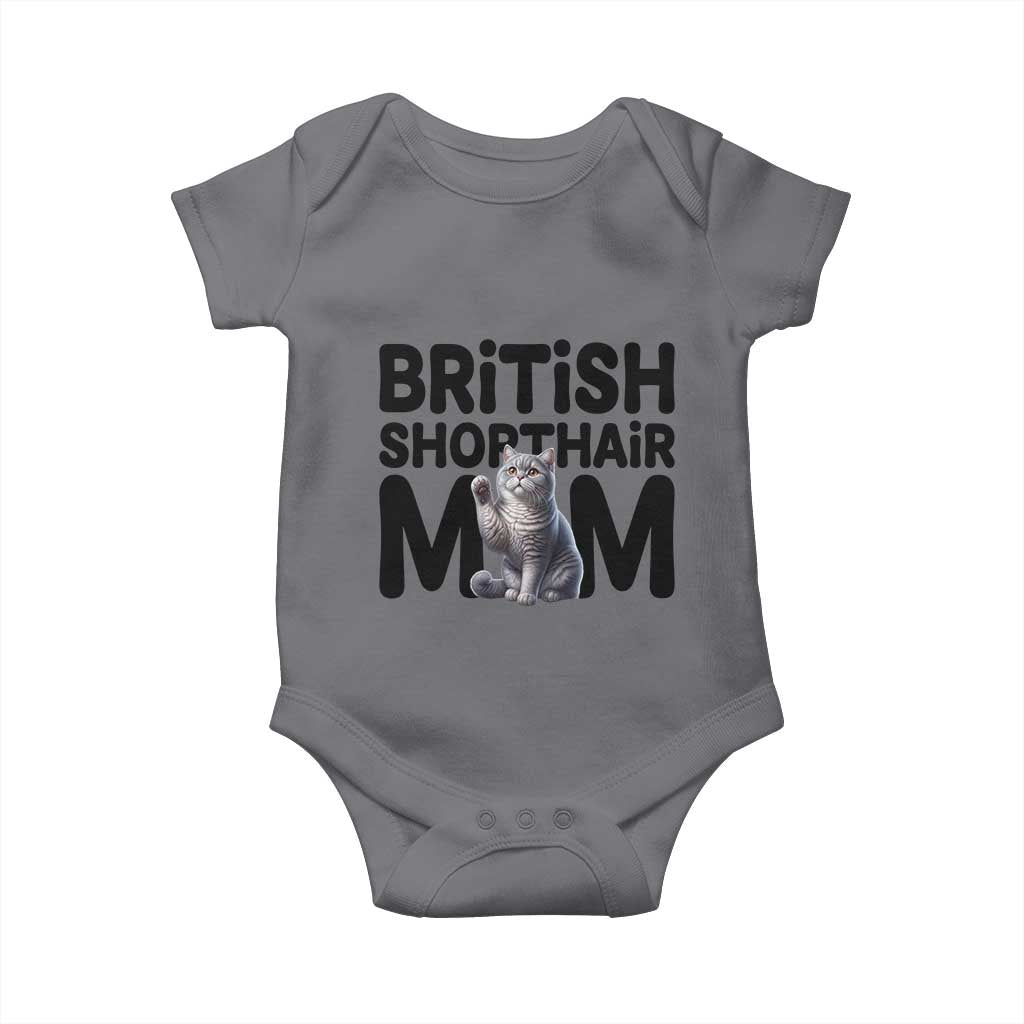 British Shorthair Mom Life Baby Onesie Mothers Day Cat Mom Gift