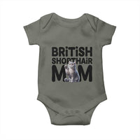 British Shorthair Mom Life Baby Onesie Mothers Day Cat Mom Gift