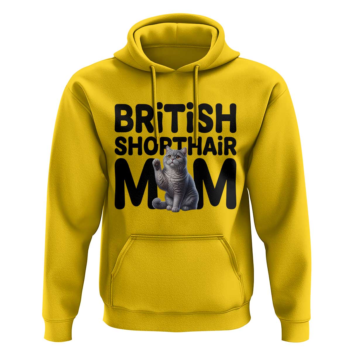 British Shorthair Mom Life Hoodie Mothers Day Cat Mom Gift