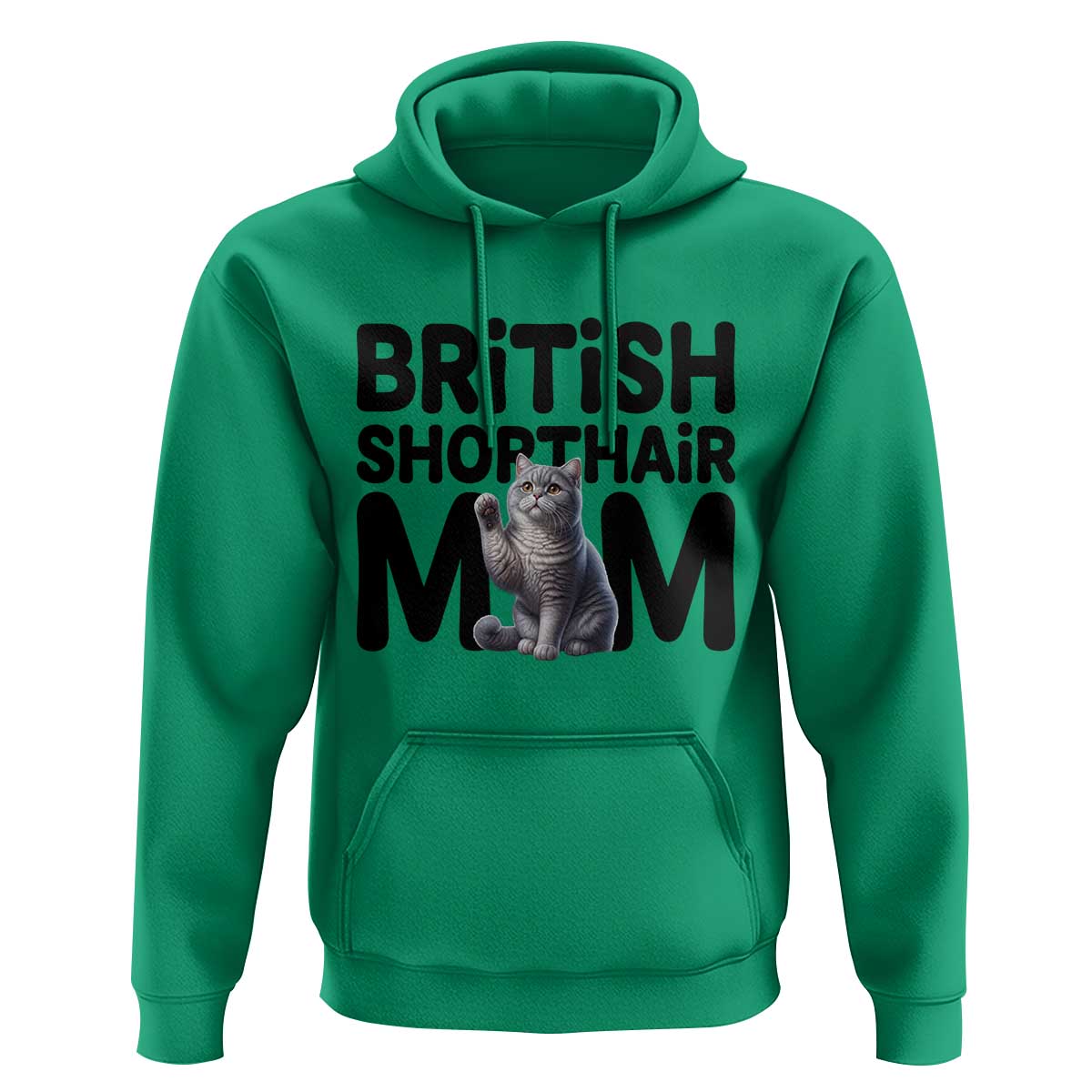 British Shorthair Mom Life Hoodie Mothers Day Cat Mom Gift