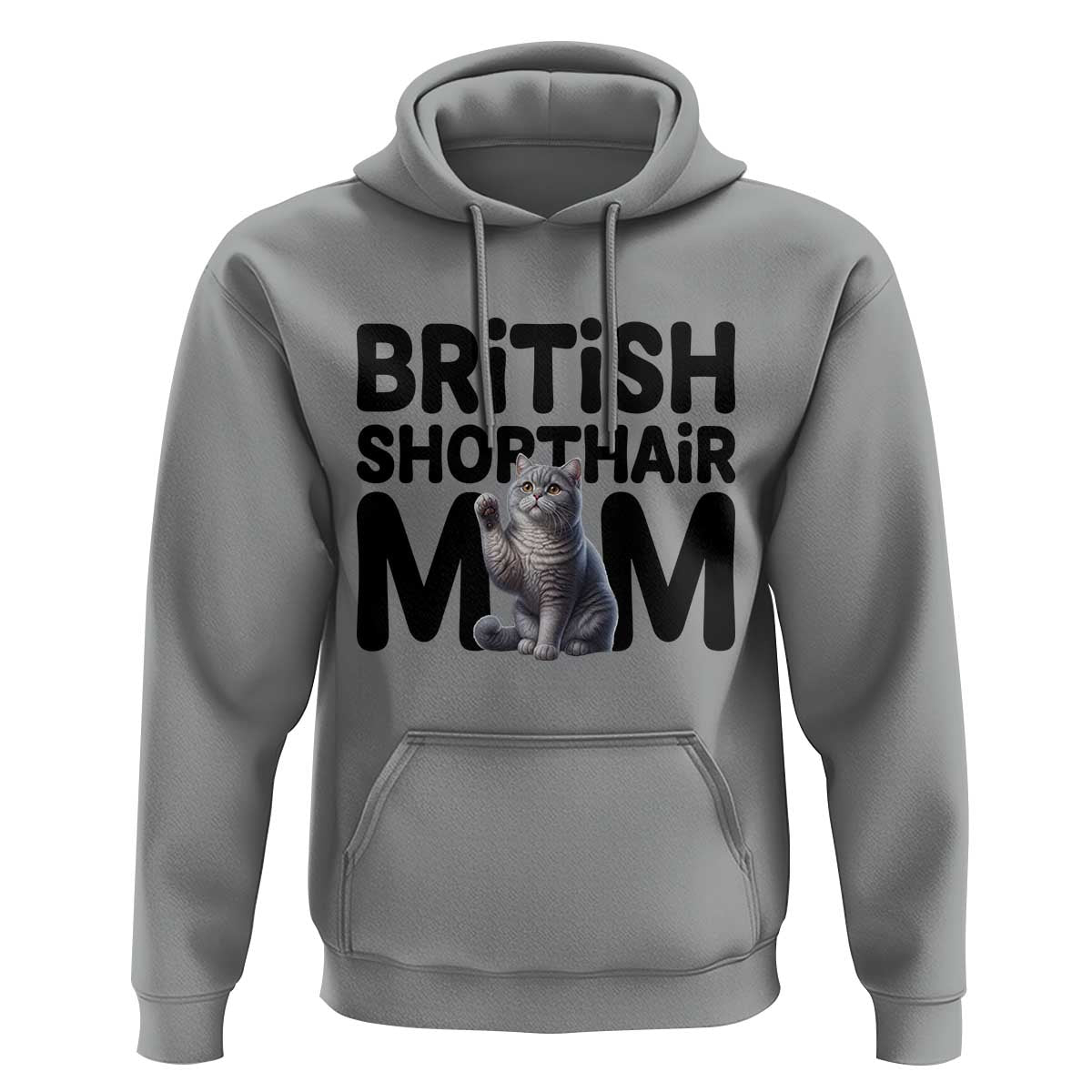 British Shorthair Mom Life Hoodie Mothers Day Cat Mom Gift