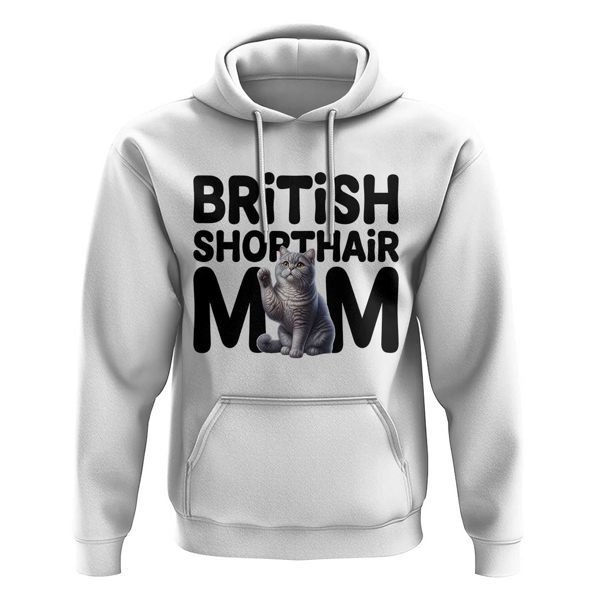 British Shorthair Mom Life Hoodie Mothers Day Cat Mom Gift