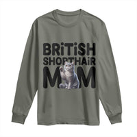 British Shorthair Mom Life Long Sleeve Shirt Mothers Day Cat Mom Gift
