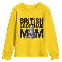 British Shorthair Mom Life Youth Sweatshirt Mothers Day Cat Mom Gift