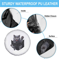 Cute British Shorthair Cat In Pocket Spare Tire Cover Cat Lover
