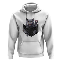Cute British Shorthair Cat In Pocket Hoodie Cat Lover