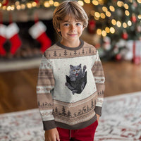 Cute British Shorthair Cat In Pocket Ugly Christmas Sweater Cat Lover