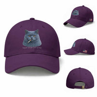 Funny British Shorthair Smoking Baseball Cap I Got That Cat In Me