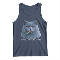 Funny British Shorthair Smoking Tank Top I Got That Cat In Me