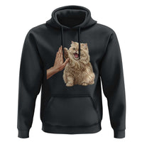 Cute Persian Cat High Five Hoodie Cat Lover