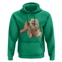 Cute Persian Cat High Five Hoodie Cat Lover