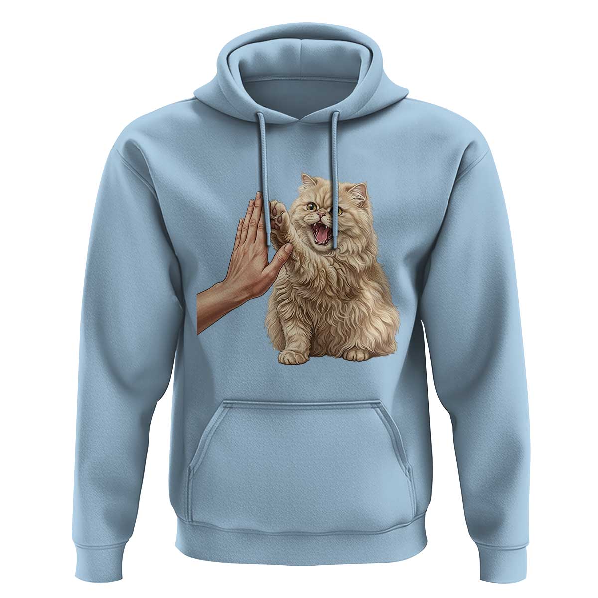 Cute Persian Cat High Five Hoodie Cat Lover