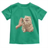 Cute Persian Cat High Five Toddler T Shirt Cat Lover