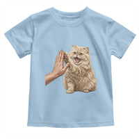 Cute Persian Cat High Five Toddler T Shirt Cat Lover