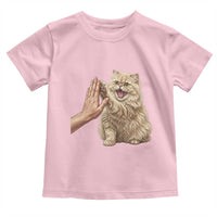 Cute Persian Cat High Five Toddler T Shirt Cat Lover