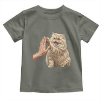 Cute Persian Cat High Five Toddler T Shirt Cat Lover