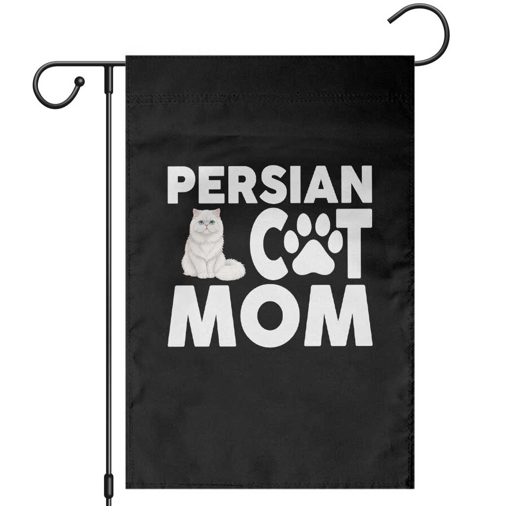 Proud Persian Cat Mom Garden Flag Fluffy Cat Lover Gift For Her