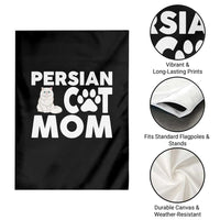 Proud Persian Cat Mom Garden Flag Fluffy Cat Lover Gift For Her