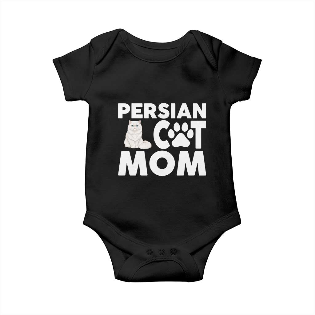 Proud Persian Cat Mom Baby Onesie Fluffy Cat Lover Gift For Her