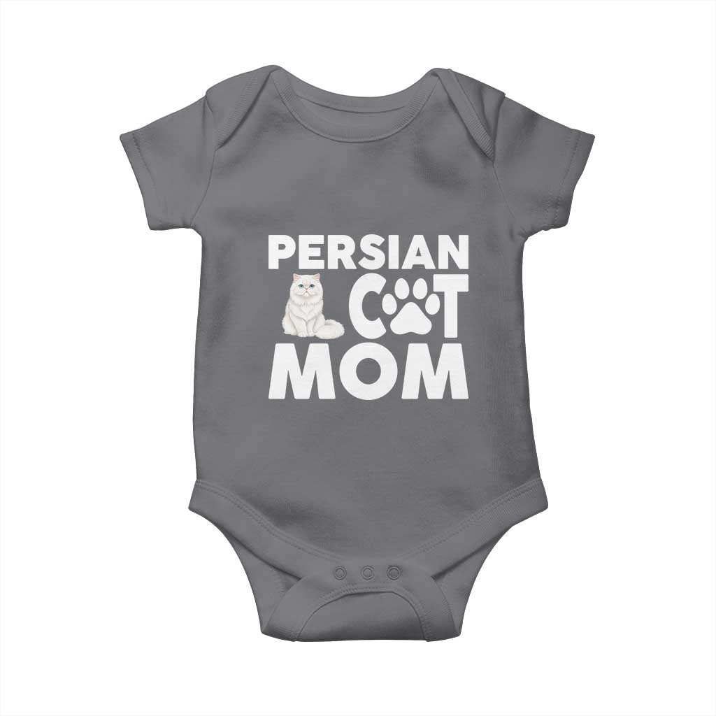 Proud Persian Cat Mom Baby Onesie Fluffy Cat Lover Gift For Her
