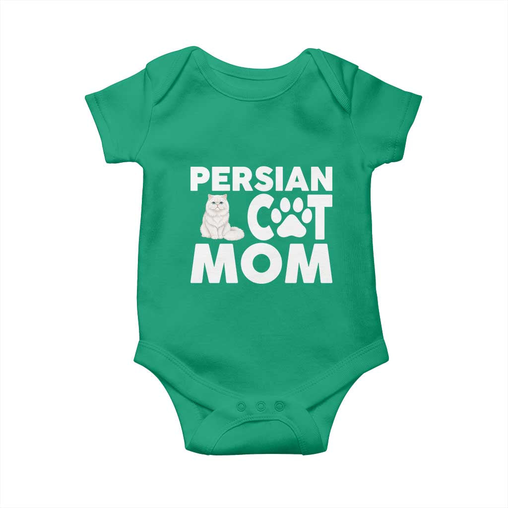 Proud Persian Cat Mom Baby Onesie Fluffy Cat Lover Gift For Her