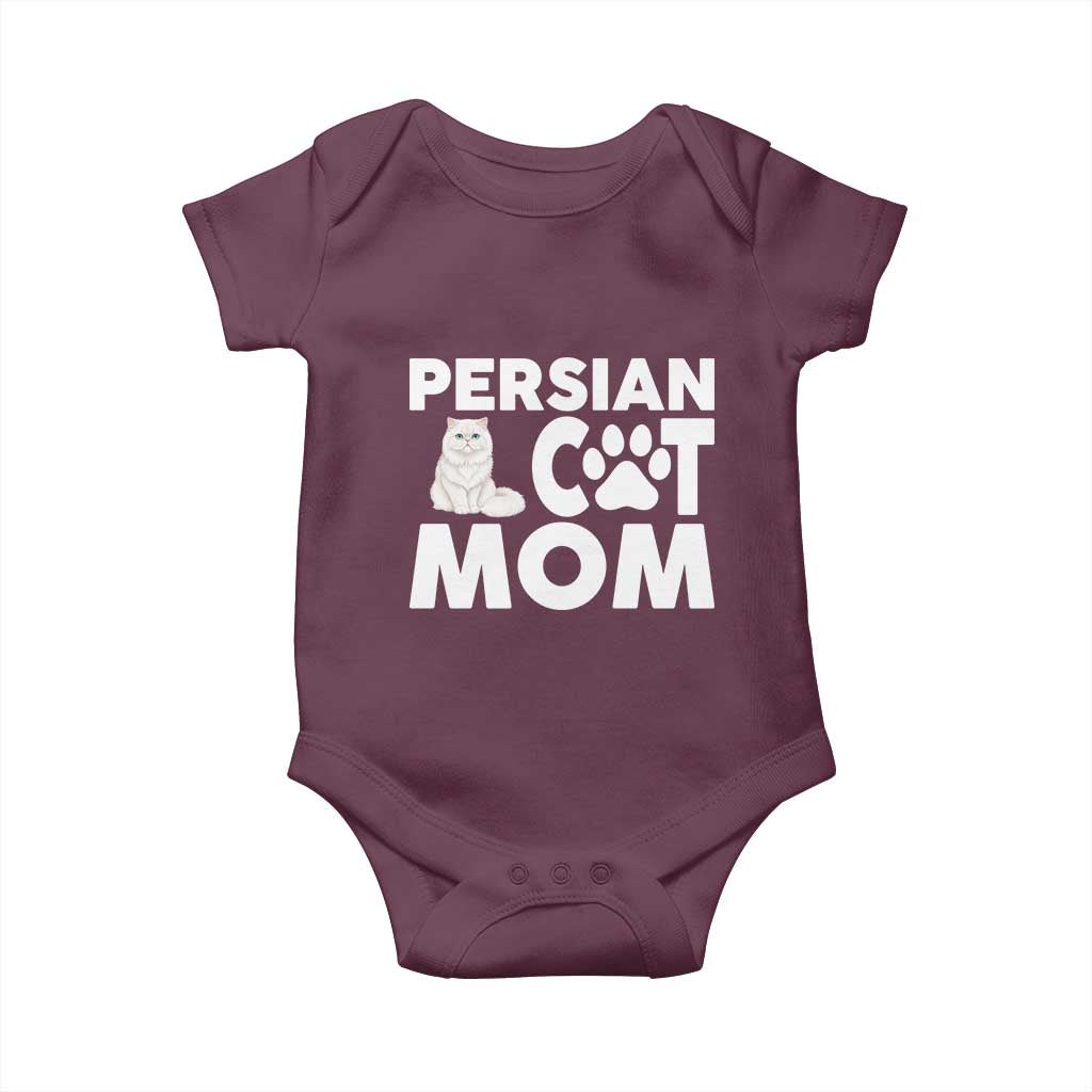 Proud Persian Cat Mom Baby Onesie Fluffy Cat Lover Gift For Her