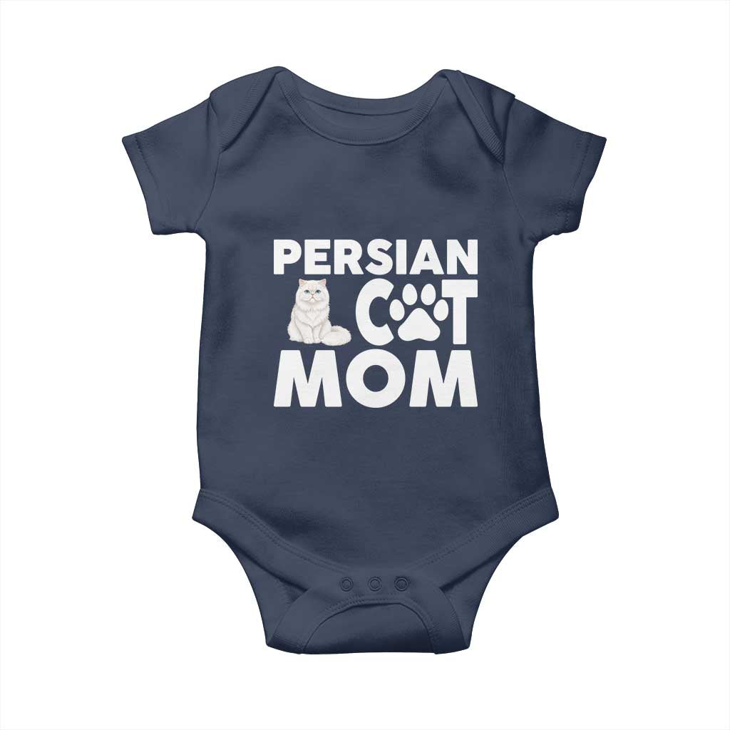 Proud Persian Cat Mom Baby Onesie Fluffy Cat Lover Gift For Her