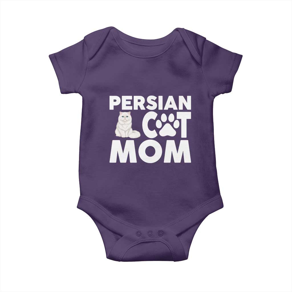 Proud Persian Cat Mom Baby Onesie Fluffy Cat Lover Gift For Her