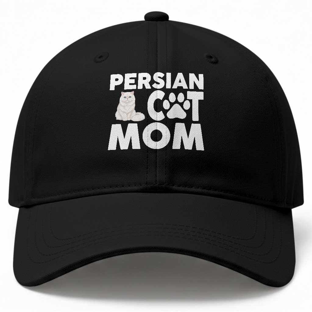 Proud Persian Cat Mom Baseball Cap Fluffy Cat Lover Gift For Her