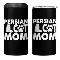 Proud Persian Cat Mom 4 in 1 Can Cooler Tumbler Fluffy Cat Lover Gift For Her