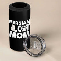 Proud Persian Cat Mom 4 in 1 Can Cooler Tumbler Fluffy Cat Lover Gift For Her