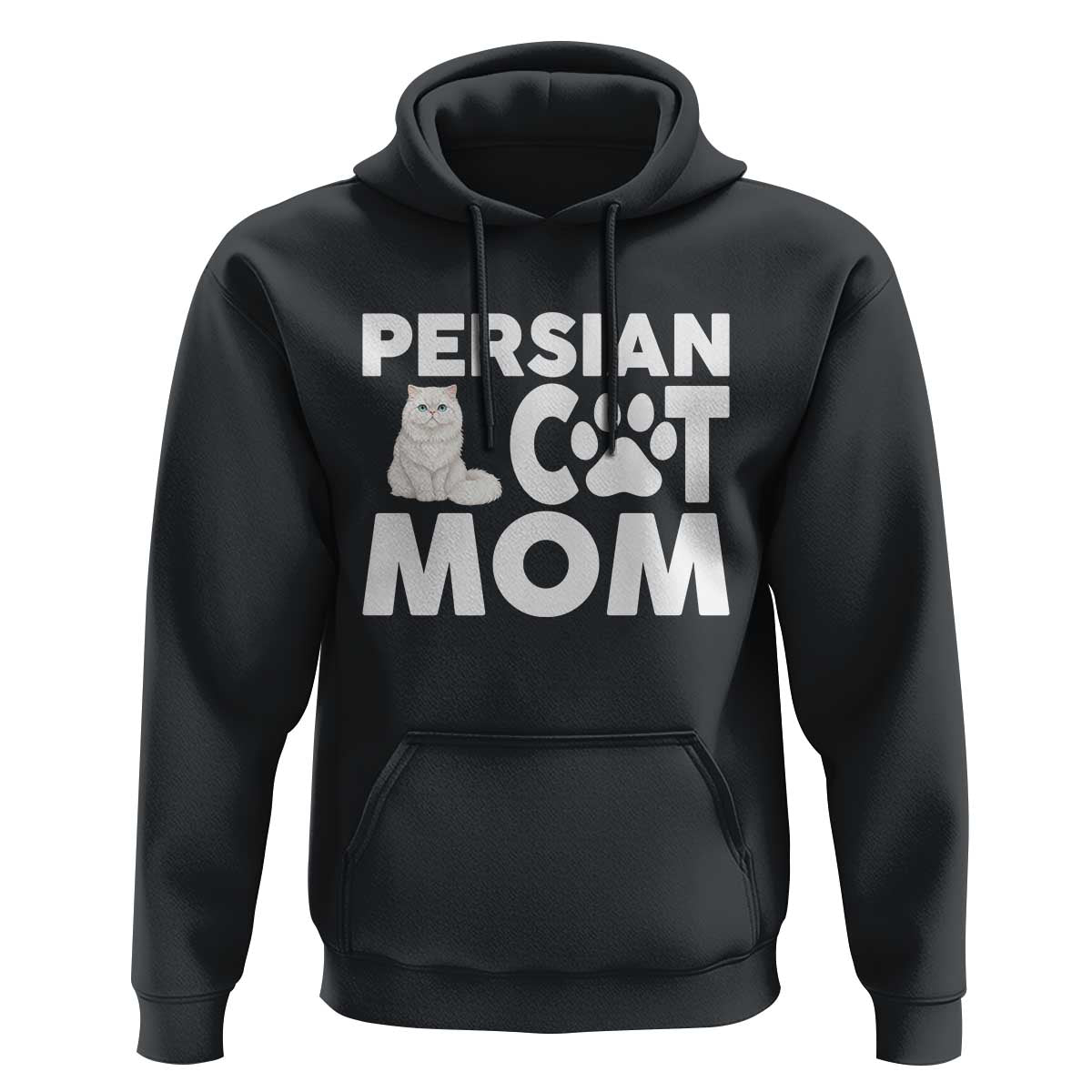 Proud Persian Cat Mom Hoodie Fluffy Cat Lover Gift For Her