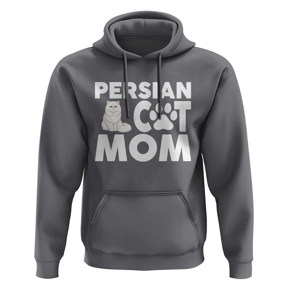 Proud Persian Cat Mom Hoodie Fluffy Cat Lover Gift For Her