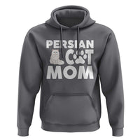 Proud Persian Cat Mom Hoodie Fluffy Cat Lover Gift For Her