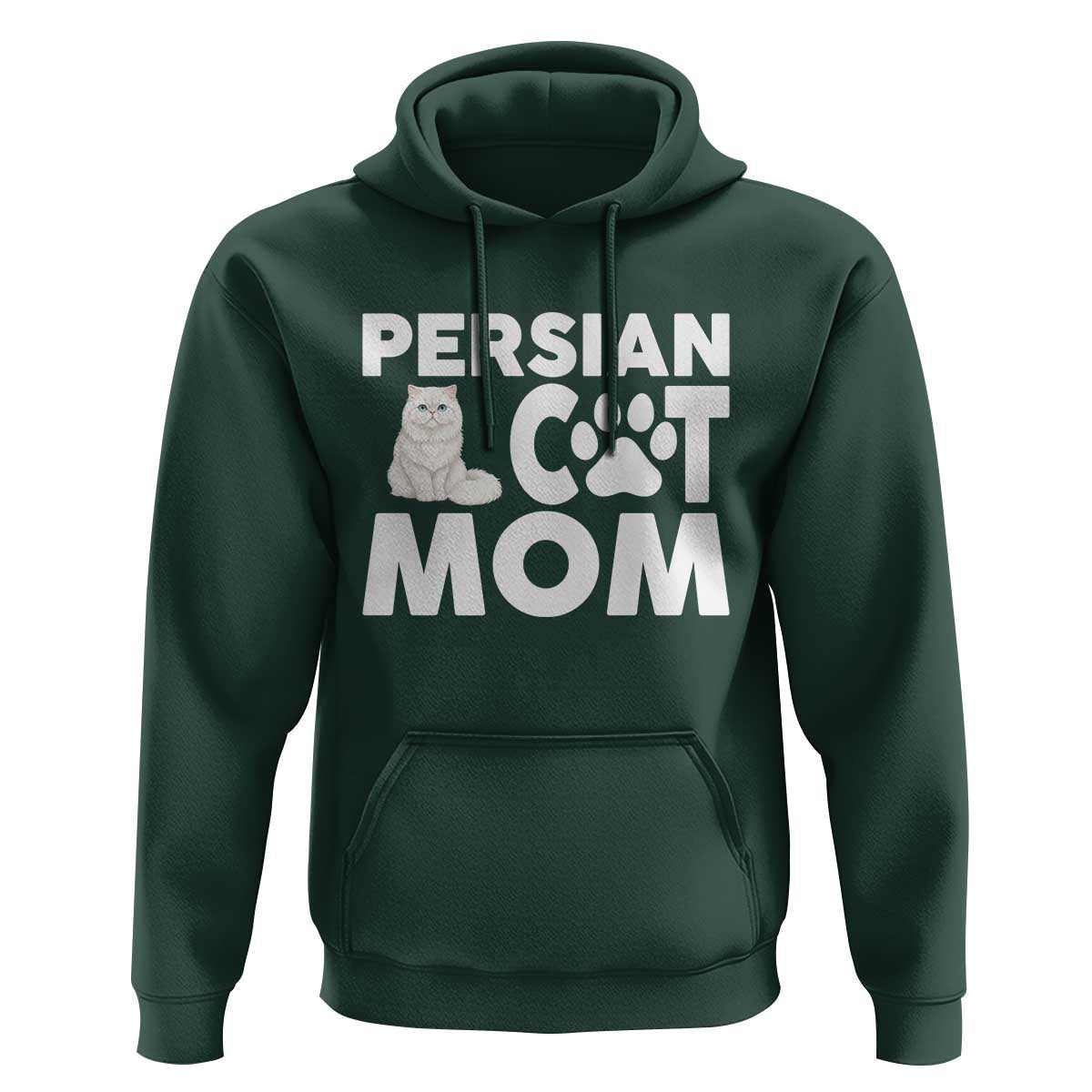 Proud Persian Cat Mom Hoodie Fluffy Cat Lover Gift For Her