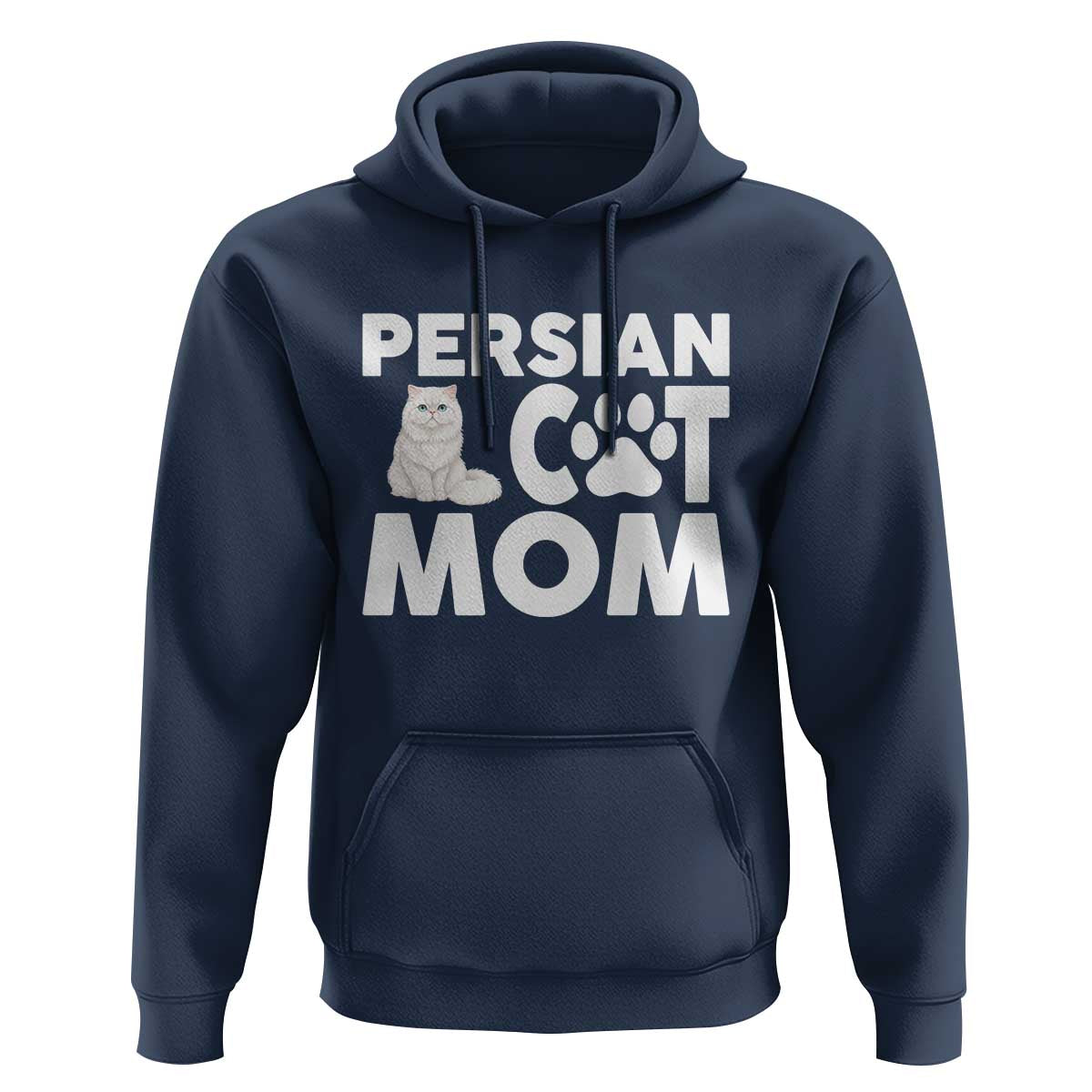 Proud Persian Cat Mom Hoodie Fluffy Cat Lover Gift For Her