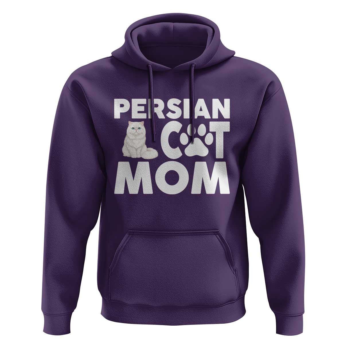 Proud Persian Cat Mom Hoodie Fluffy Cat Lover Gift For Her