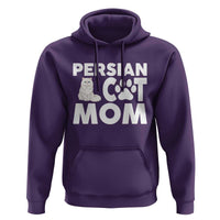Proud Persian Cat Mom Hoodie Fluffy Cat Lover Gift For Her