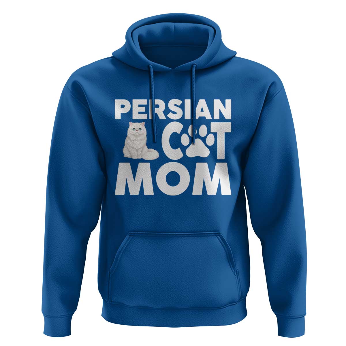 Proud Persian Cat Mom Hoodie Fluffy Cat Lover Gift For Her