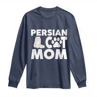 Proud Persian Cat Mom Long Sleeve Shirt Fluffy Cat Lover Gift For Her
