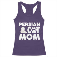 Proud Persian Cat Mom Racerback Tank Top Fluffy Cat Lover Gift For Her