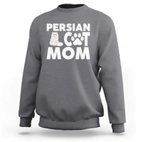 Proud Persian Cat Mom Sweatshirt Fluffy Cat Lover Gift For Her