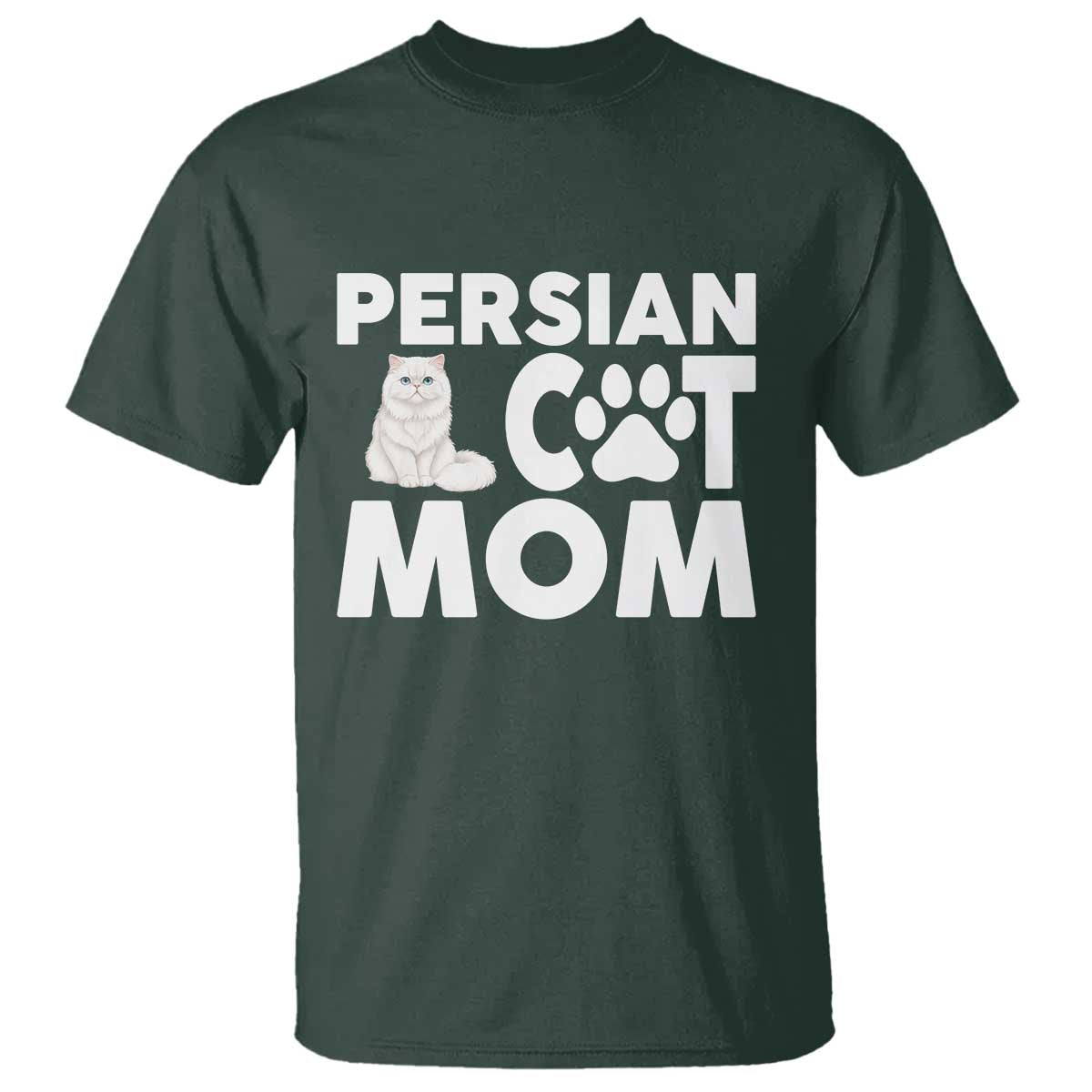 Proud Persian Cat Mom T Shirt Fluffy Cat Lover Gift For Her
