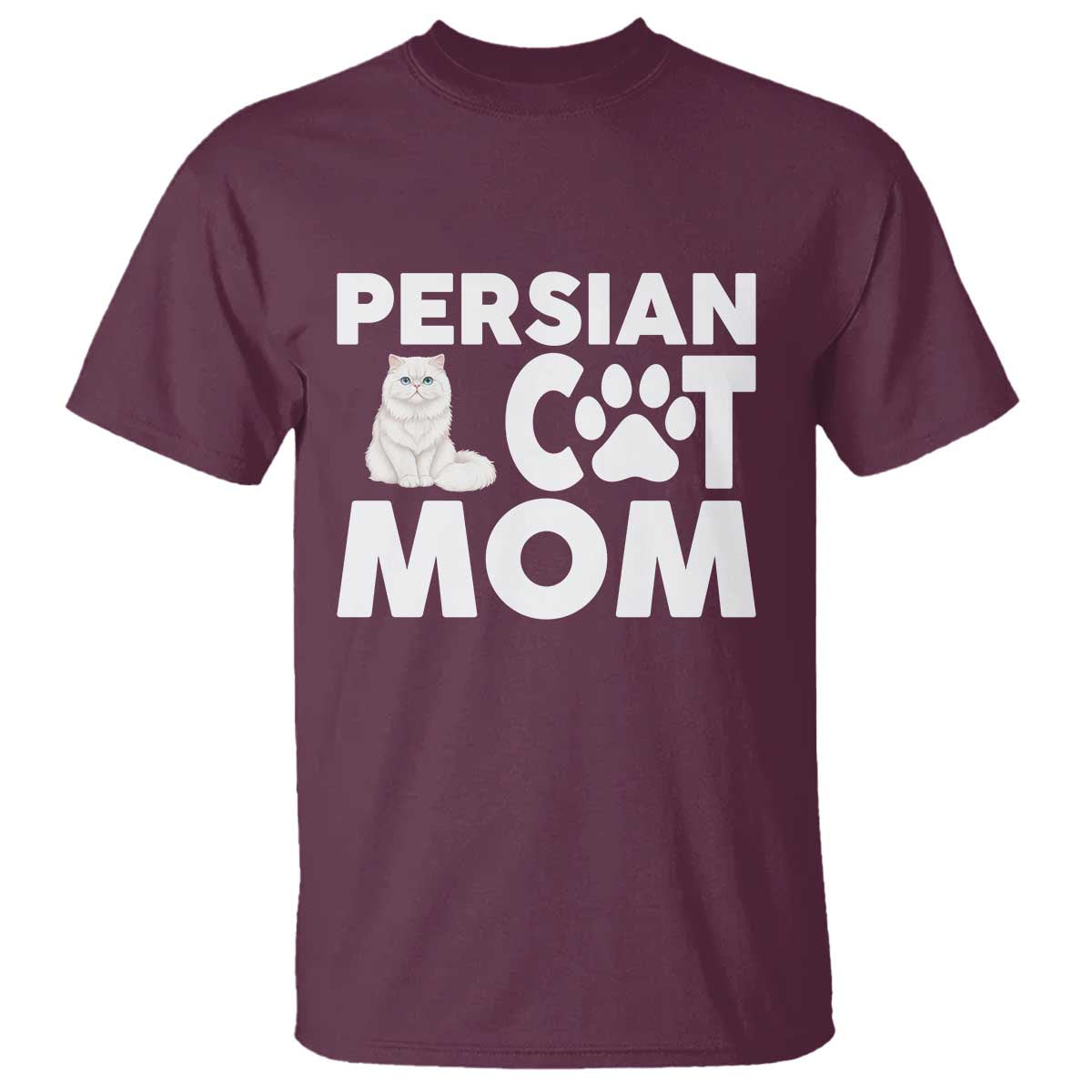 Proud Persian Cat Mom T Shirt Fluffy Cat Lover Gift For Her