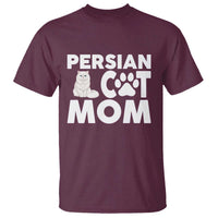 Proud Persian Cat Mom T Shirt Fluffy Cat Lover Gift For Her